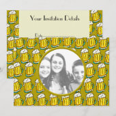 Invitation Modèle, Bordure de bière (Devant / Derrière)
