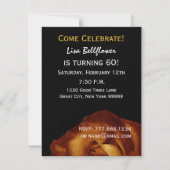 Invitation Modèle de carton d'invitation pour une fête d'anni (Dos)