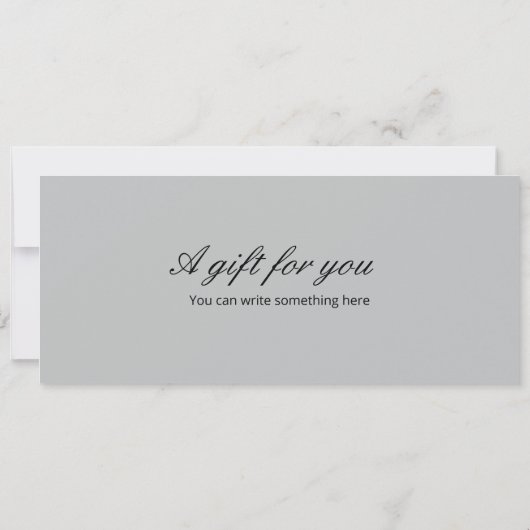 Invitation Modèle de certificat-cadeau de cours de ballet (Dos)