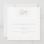 Invitation Modèle de certificat-cadeau photographique (Dos)