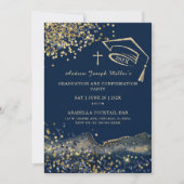 Invitation Modèle de certification et de confirmation Blue et (Devant)