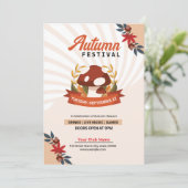Invitation Modèle de circulaire Automne / Automne (Debout devant)