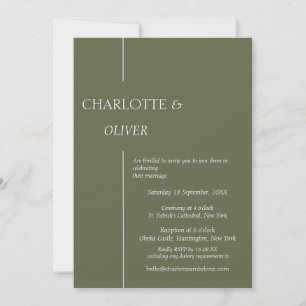 Invitation Modèle de conception de carton d'invitation de mar
