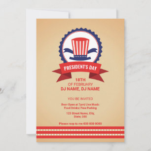 Invitation Modèle de dépliant de la Journée des présidents am