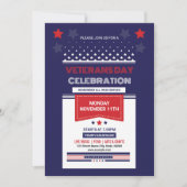 Invitation Modèle de dépliant pour la Journée des vétérans (Devant)