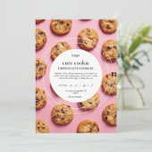 Invitation Modèle de Étiquette alimentaire de chalet imprimab (Debout devant)