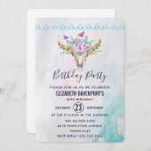 Invitation modèle de fête d'anniversaire 3 (Devant / Derrière)