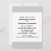 Invitation Modèle de fête d'anniversaire enfant (Devant)