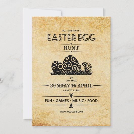 Invitation Modèle de flyer de fête de Pâques (Devant)