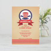 Invitation Modèle de Flyer de la Journée des Présidents Améri (Debout devant)