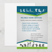Invitation Modèle de Flyer de Maintenance de Maison Professio (Devant / Derrière)
