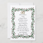 Invitation Modèle de frontière Ivy (Devant)