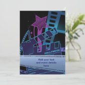 Invitation Modèle de Hollywood Prom (Debout devant)