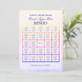 Invitation Modèle de jeu de Bingo (Debout devant)