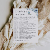 Invitation Modèle de jeu de chaussures Mariage bleu,