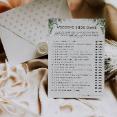 Invitation Modèle de jeu de chaussures Mariage de verdure,