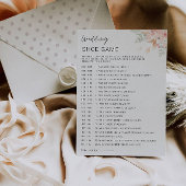 Invitation Modèle de jeu de chaussures Mariage fleur sauvage,