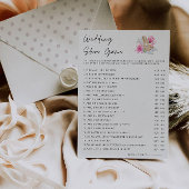 Invitation Modèle de jeu de chaussures Mariage rose,