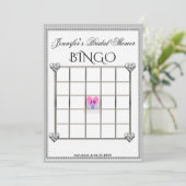 Invitation Modèle de jeu Fête des mariées Bingo (Debout devant)