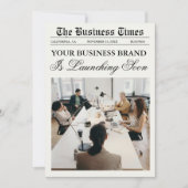 Invitation Modèle de journal d'affaires, journal (Devant)