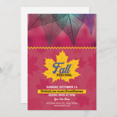 Invitation Modèle de la circulaire d'invitation de la fête d' (Devant / Derrière)