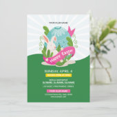 Invitation Modèle de la circulaire d'invitation de Pâques (Debout devant)