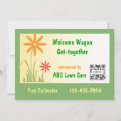 Invitation Modèle de la pelouse (Devant)