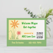 Invitation Modèle de la pelouse (Debout devant)