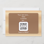 Invitation Modèle de l'enseignement primaire (Dos)