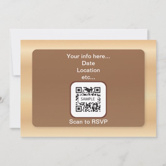 Invitation Modèle de l'enseignement primaire (Dos)