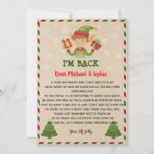 Invitation Modèle de lettre de lutin (Devant)