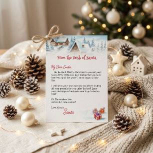 Invitation Modèle de lettre personnalisée du Père Noël
