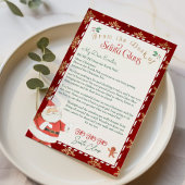 Invitation Modèle de lettre personnalisée du Père Noël