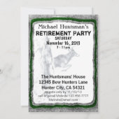 Invitation modèle de l'invitation à la chasse aux cerfs (Dos)