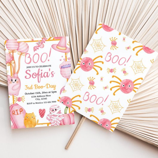 Invitation Modèle de l'invitation d'anniversaire d'Halloween