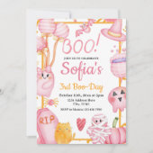 Invitation Modèle de l'invitation d'anniversaire d'Halloween (Devant)