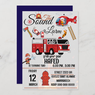 Invitation modèle de l'invitation de fête d'anniversaire des