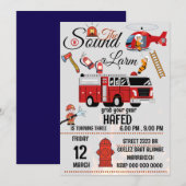 Invitation modèle de l'invitation de fête d'anniversaire des  (Devant / Derrière)