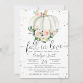 Invitation Modèle de l'invitation de la douche nuptiale d'aut (Devant)
