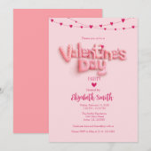 Invitation Modèle de l'invitation de la fête de la Saint-Vale (Devant / Derrière)