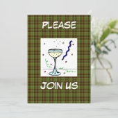 Invitation Modèle de l'invitation de la fête de la veille du  (Debout devant)