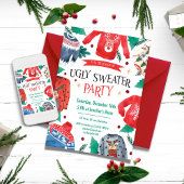 Invitation Modèle de l'invitation de la fête du pull moche