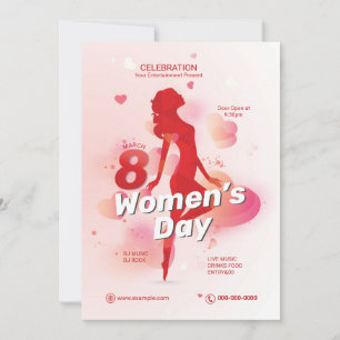 Invitation Modèle de l'invitation de la Journée des femmes