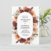 Invitation Modèle de l'invitation de la partie de retraite (Debout devant)