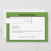 Invitation Modèle de l'invitation de photographie de la récol (Dos)