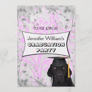 Invitation modèle de l'invitation du Labrador Retriever