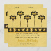 Invitation Modèle de l'invitation en vol (Devant / Derrière)