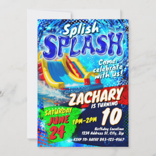 Invitation Modèle de l'invitation pour l'anniversaire du glis