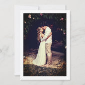 Invitation Modèle de mariage avec photo (Devant)