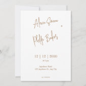 Invitation Modèle de mariage avec photo (Dos)
